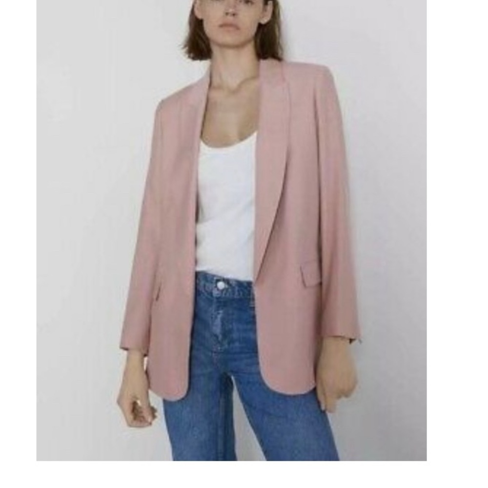 Zara pink blazer / jacket